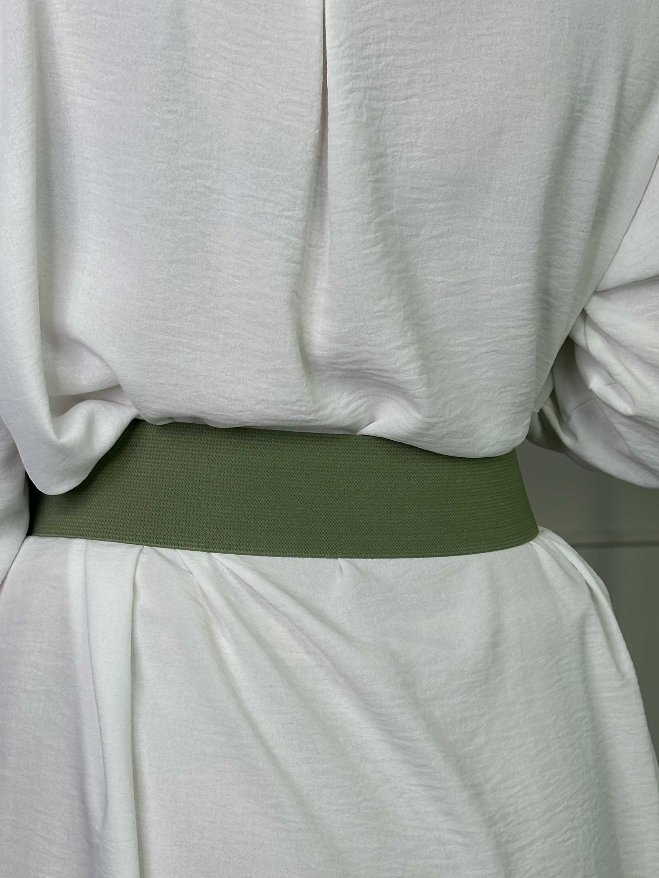 Isla - Midjebälte med elastisk linning och guldspänne